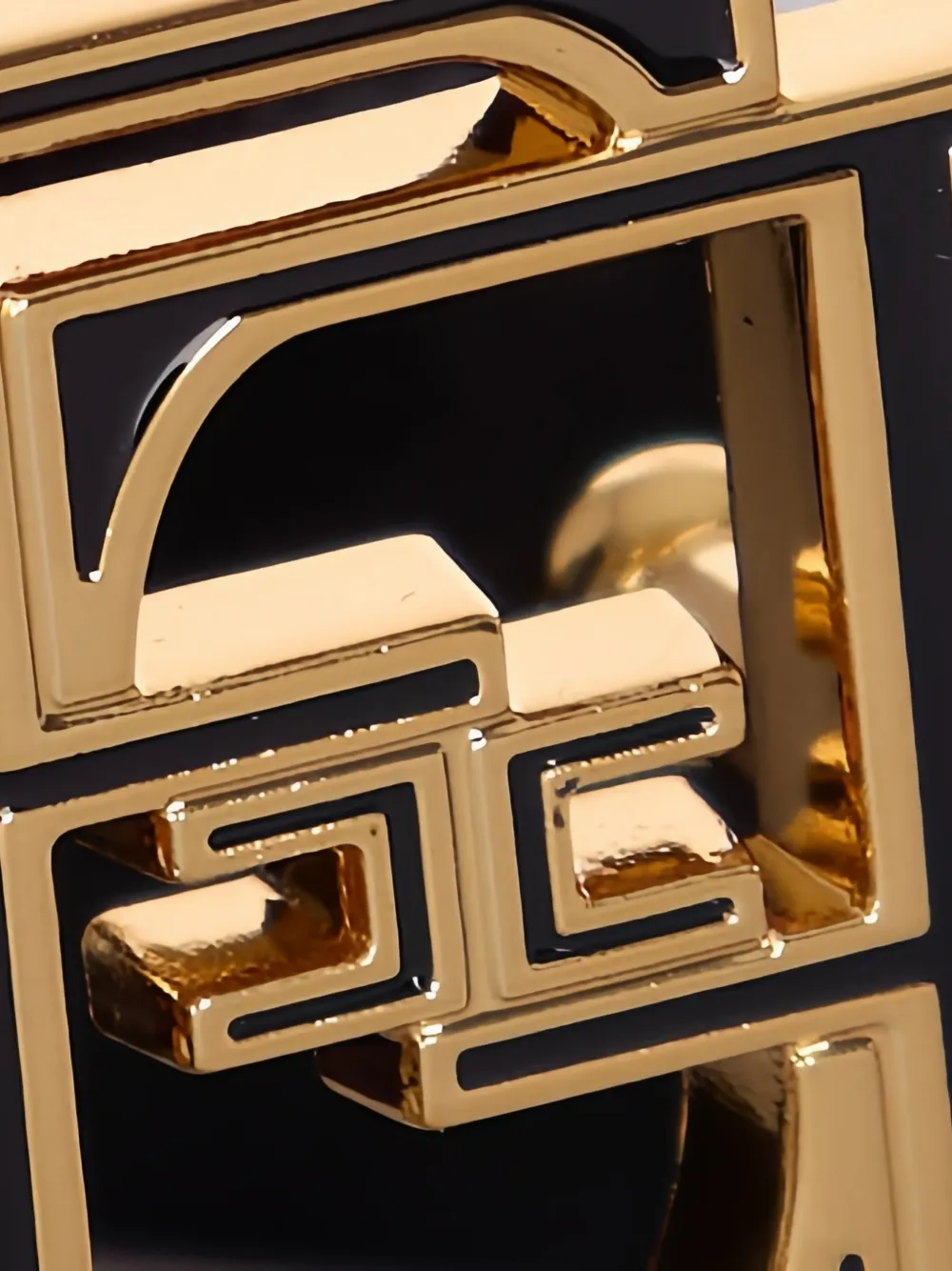 Elisabetta Franchi logo-buckle belt - Zwart