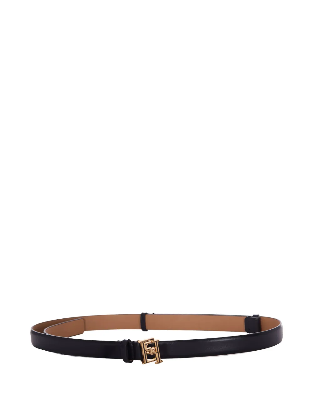 Elisabetta Franchi logo-buckle belt - Nero