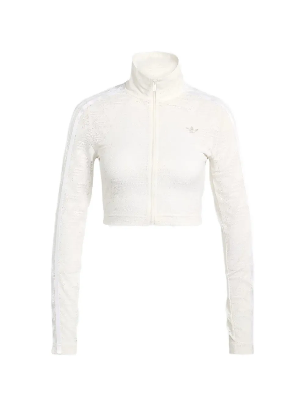 adidas zip striped sweatshirt - Toni neutri