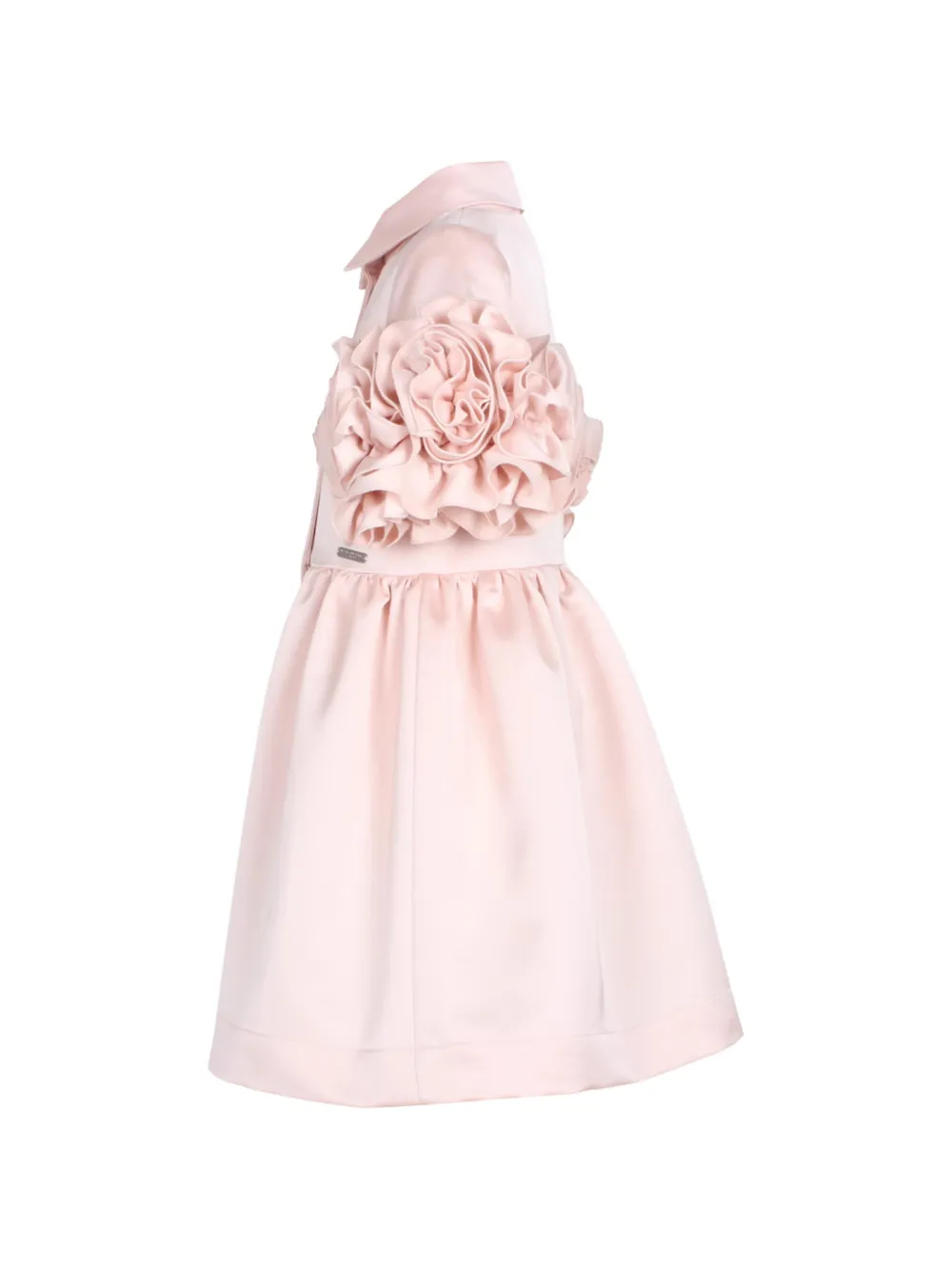 JESSIE AND JAMES KIDS Darling jurk met bloemapplicatie en kraag Roze