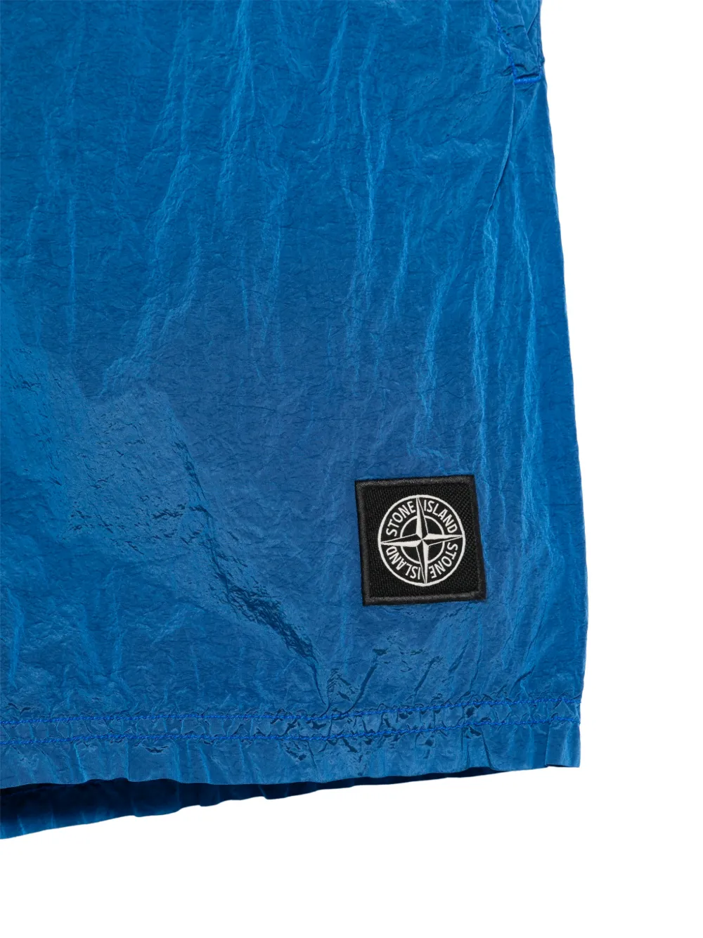  Stone Island Logo-patch Swim Shorts - Blue 