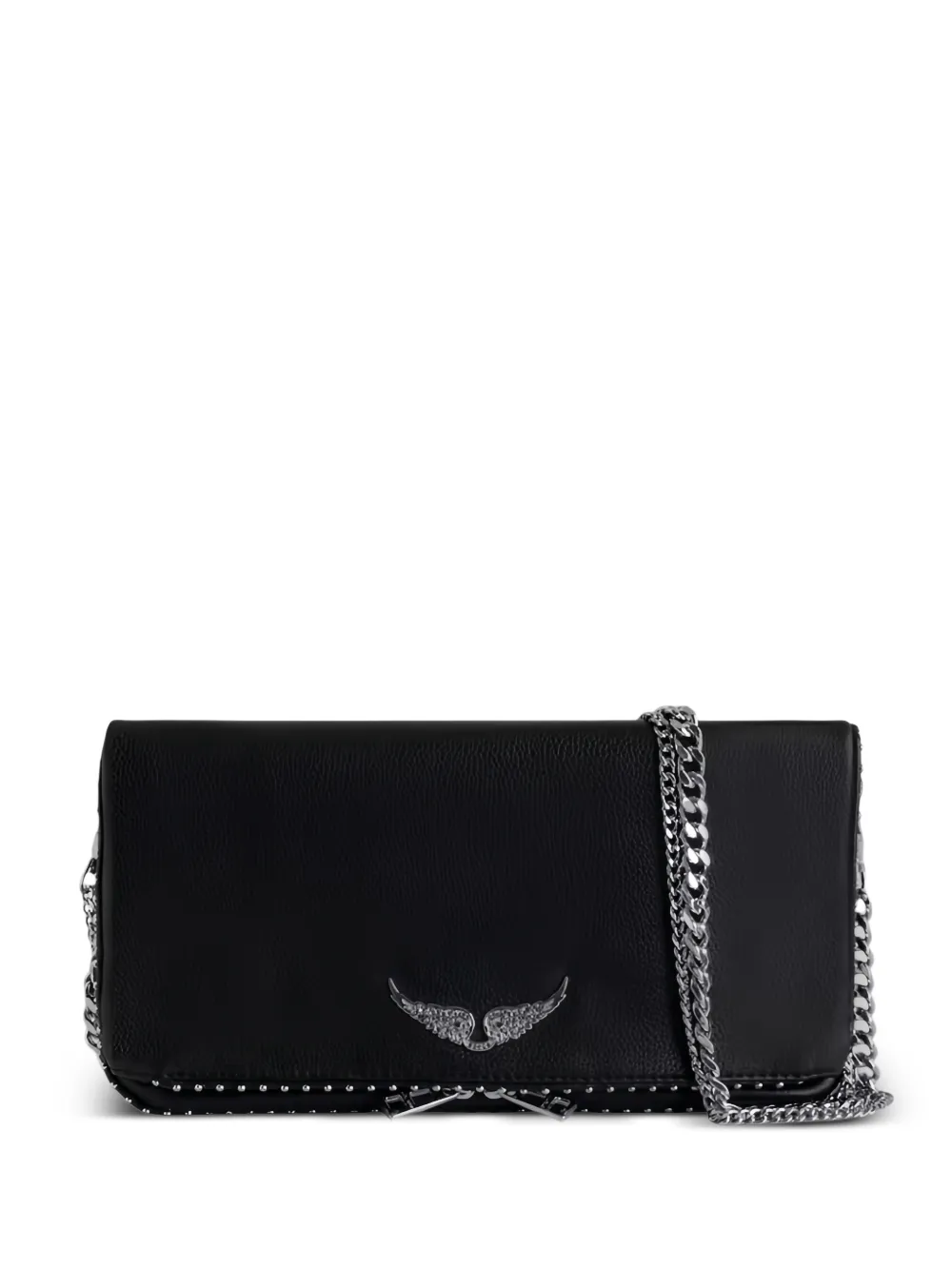 Zadig&Voltaire wings stud shoulder bag - Schwarz