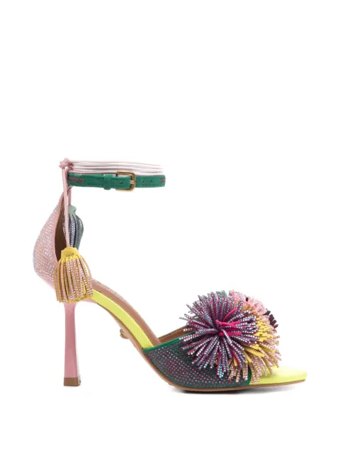 Kurt Geiger London pompom-embellished heeled sandals