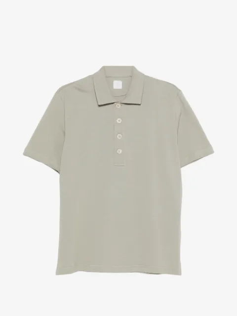 Eleventy buttoned short-sleeve polo shirt