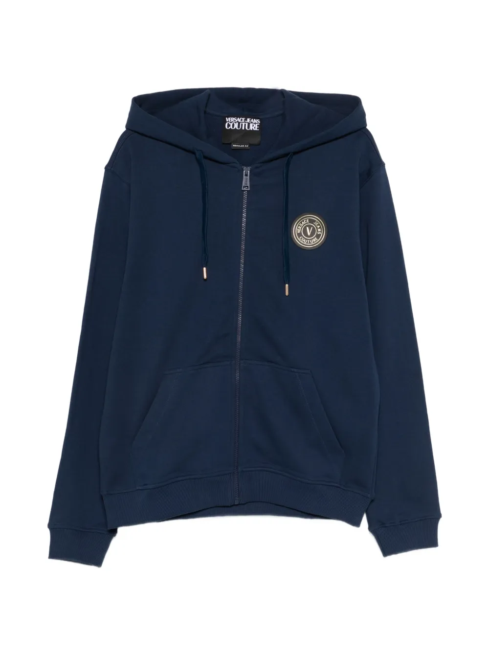 Versace Jeans Couture zip-fastening hoodie - Blau