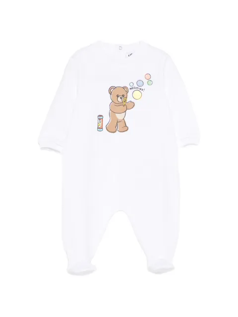 Moschino Kids bear-print pajamas