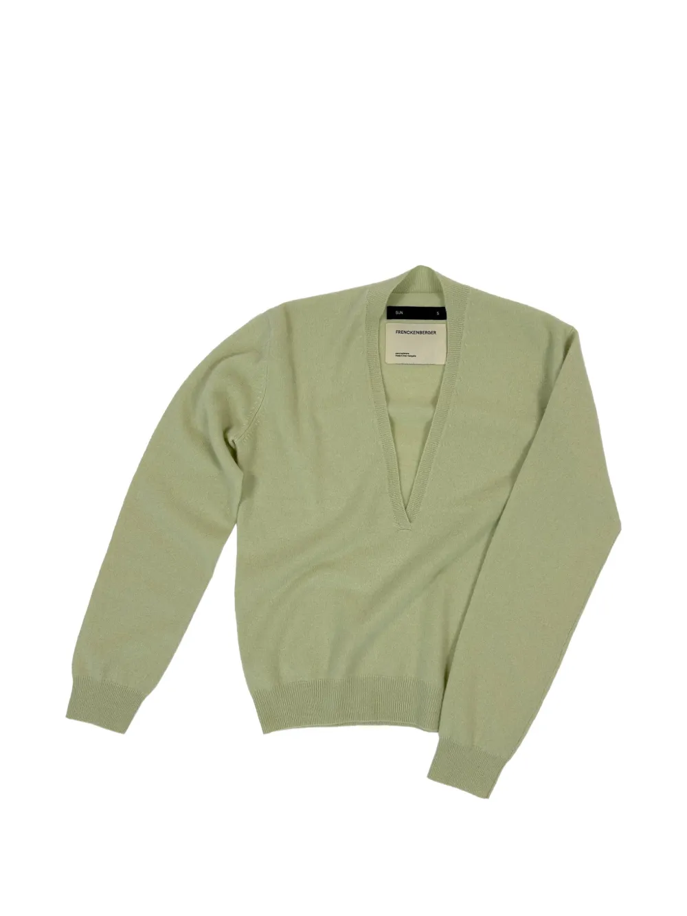 Frenckenberger Johnny V-neck sweater - Green