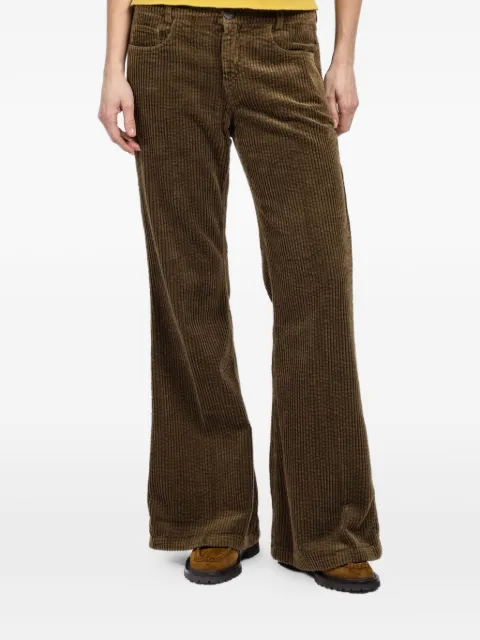 Hannes Roether corduroy flared trousers