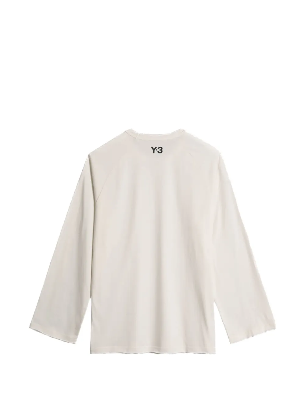 Y-3 3-stripes long-sleeve T-shirt - Beige