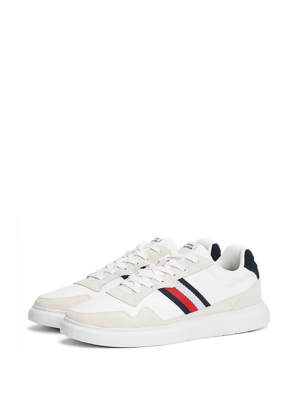 Tommy Hilfiger Gestreepte sneakers Wit
