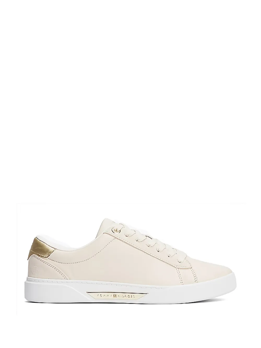 Tommy Hilfiger Sneakers aus Leder - Nude