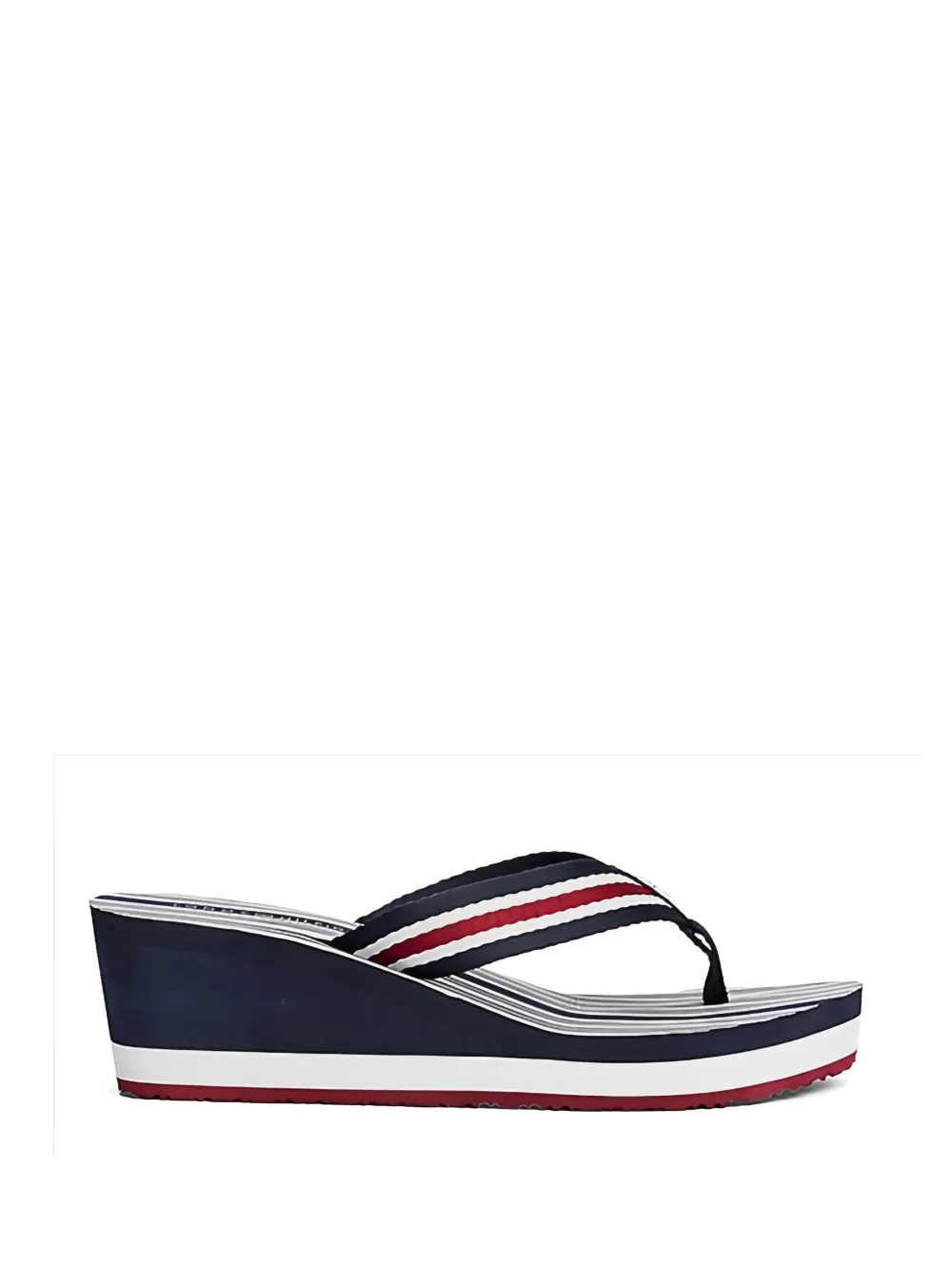 Tommy Hilfiger Sandalen met plateauzool Blauw