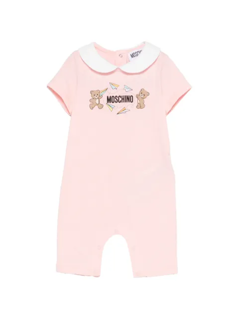 Moschino Kids barboteuse à imprimé Teddy Bear