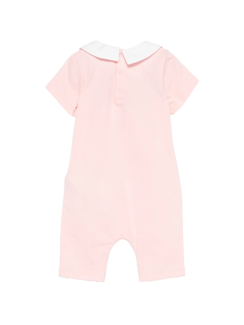 Moschino Kids teddy-print romper - Roze