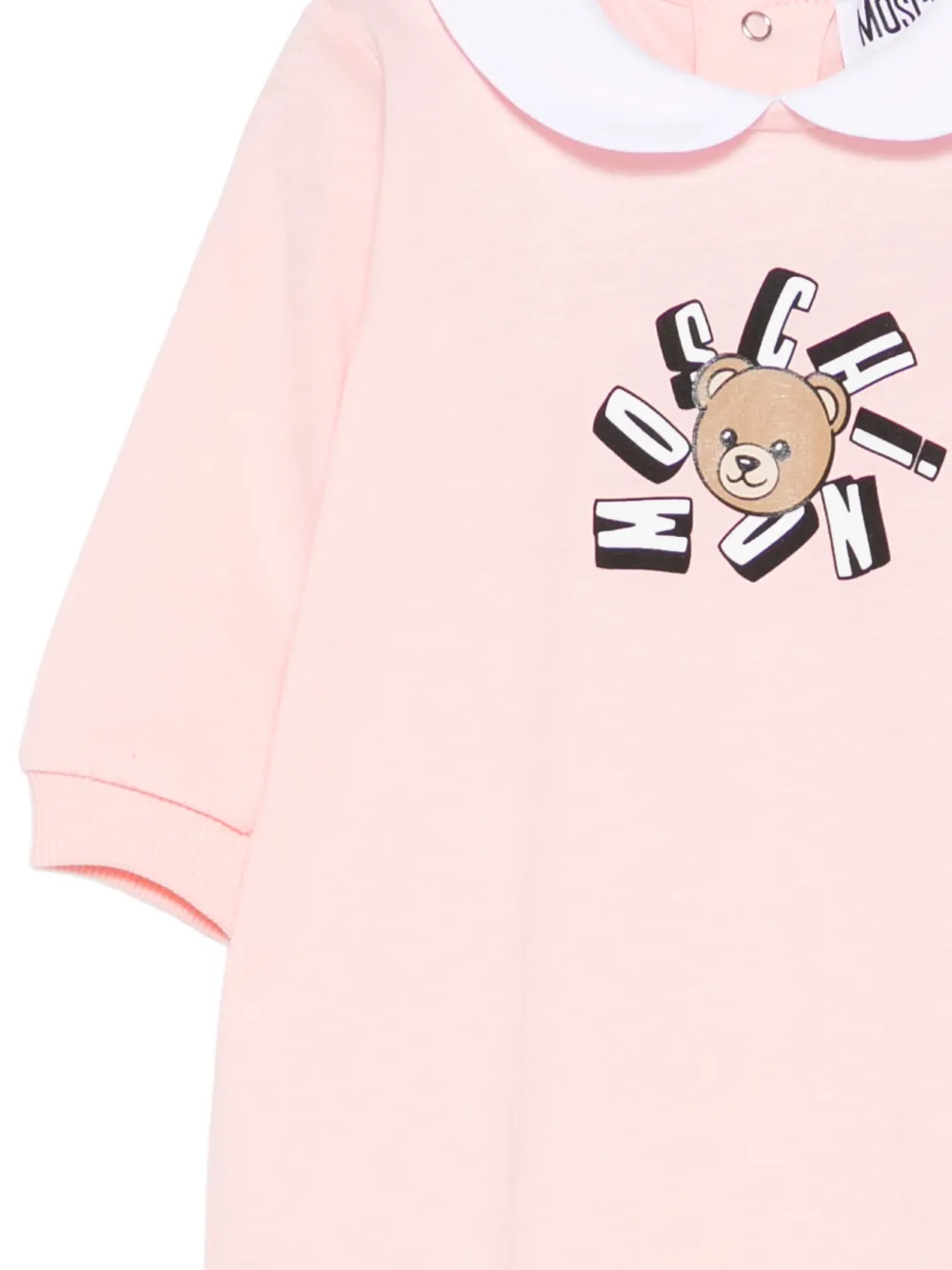 Moschino Kids Pyjama met beerprint Roze