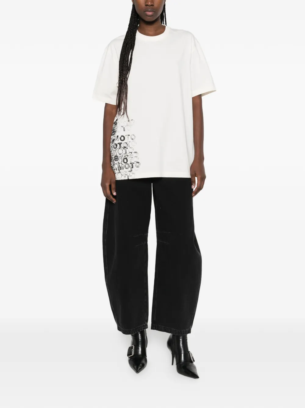  Y-3 Print T-shirt - Neutrals 