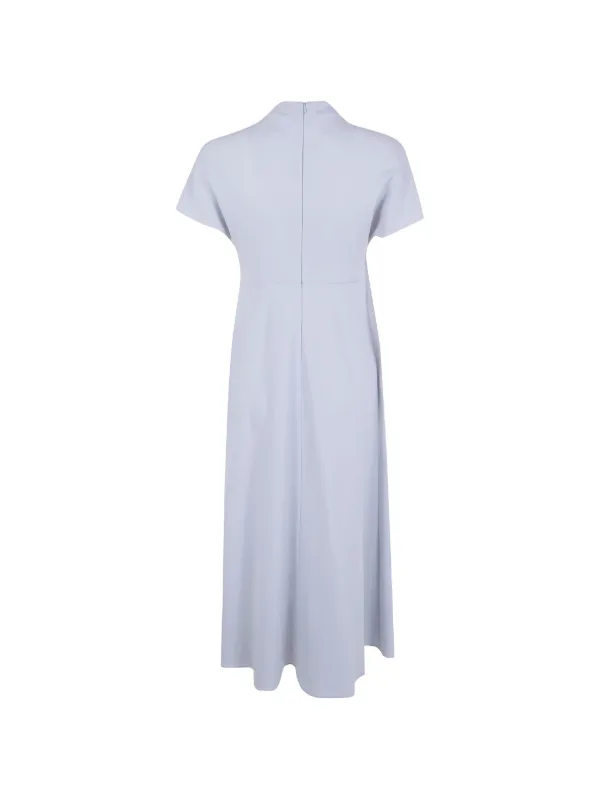 dresses emporio armani Draped Dress | White Midi dress Size:US 44 CymbioFW25Adds Cute Short Blue Lace An elegant and versatile