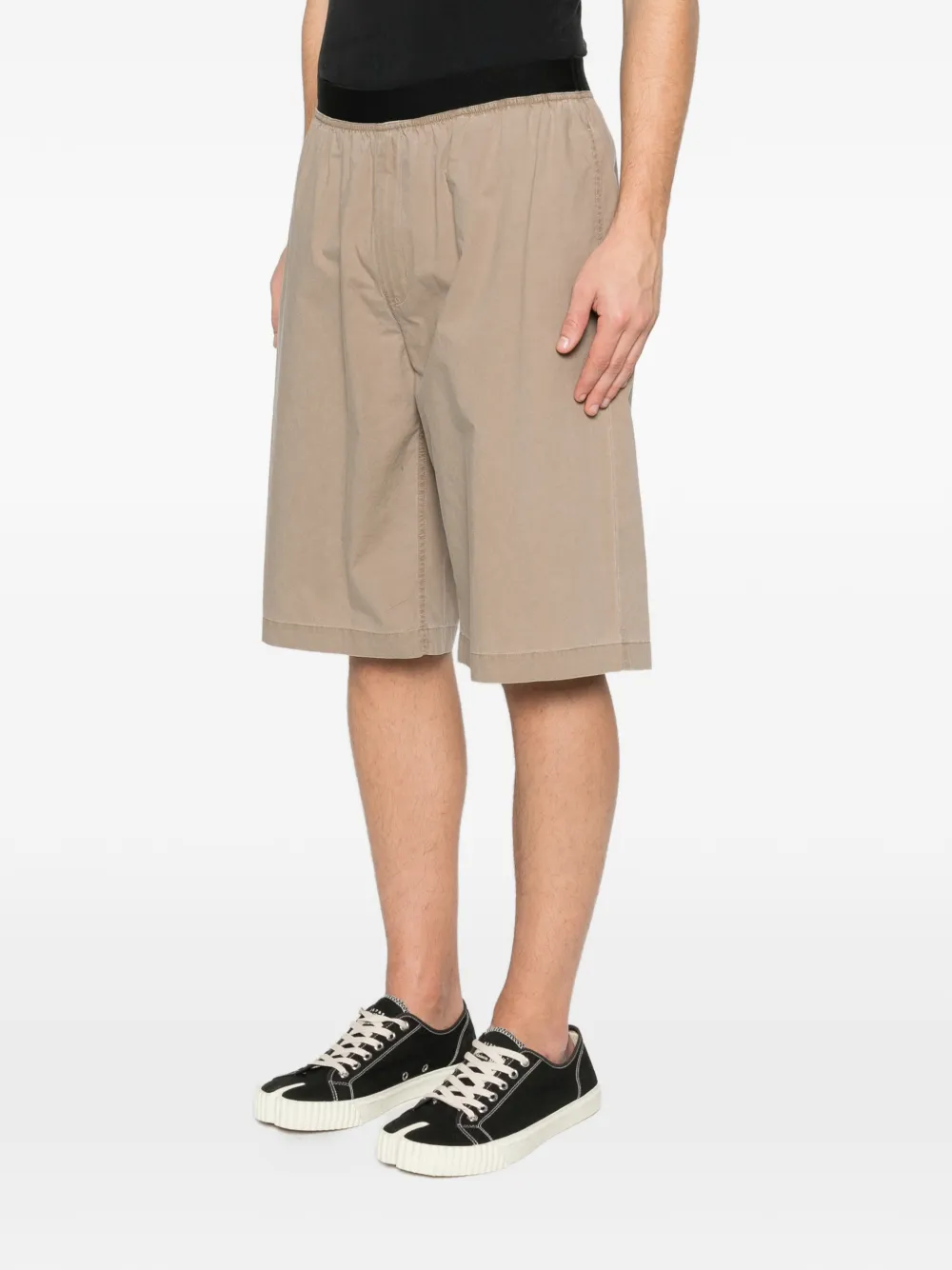 MM6 Maison Margiela Elastische shorts Beige