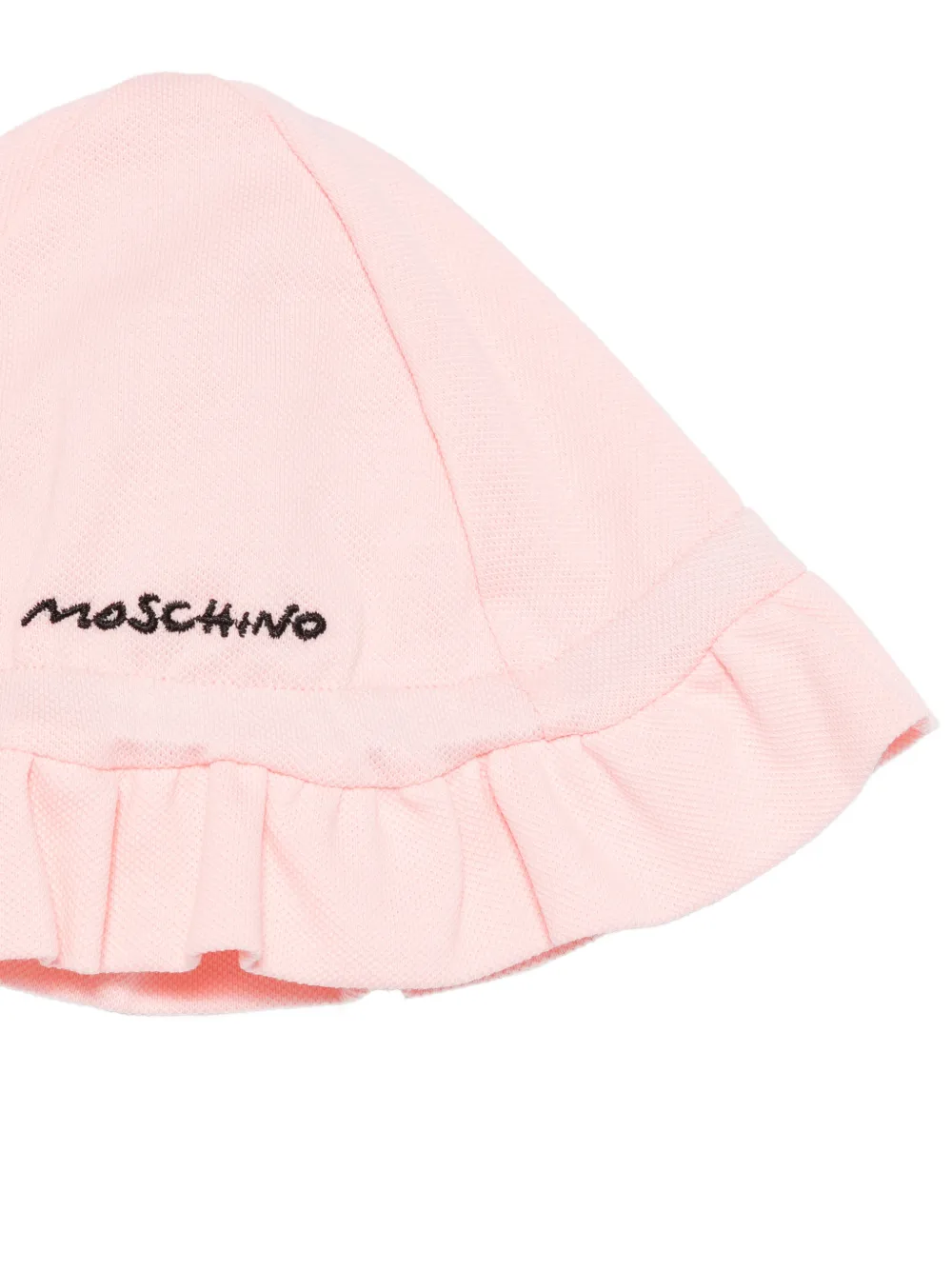 Moschino Kids floral teddy romper - Roze