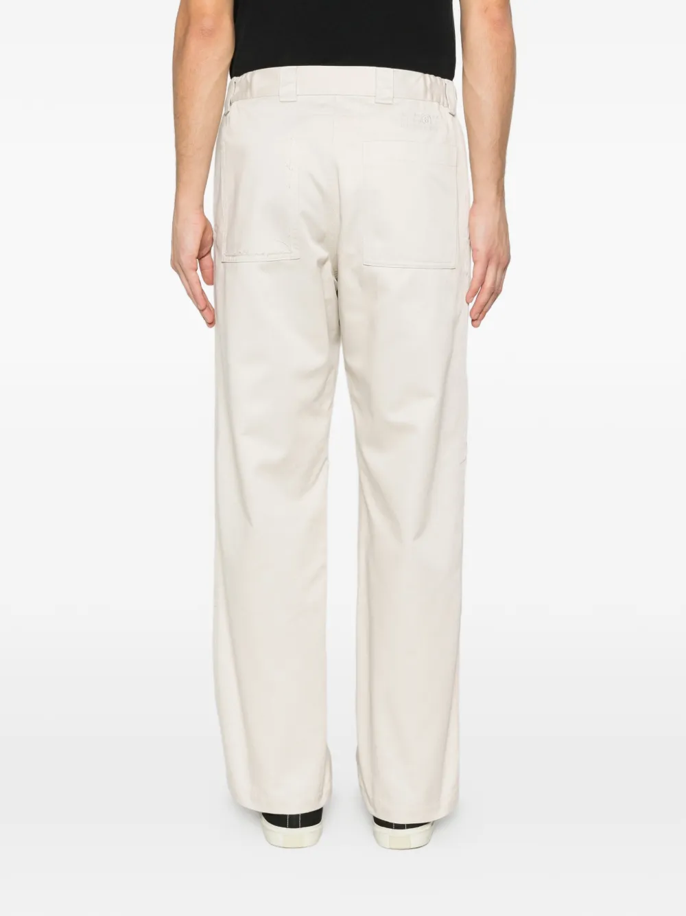 MM6 Maison Margiela Broek met vlak Beige