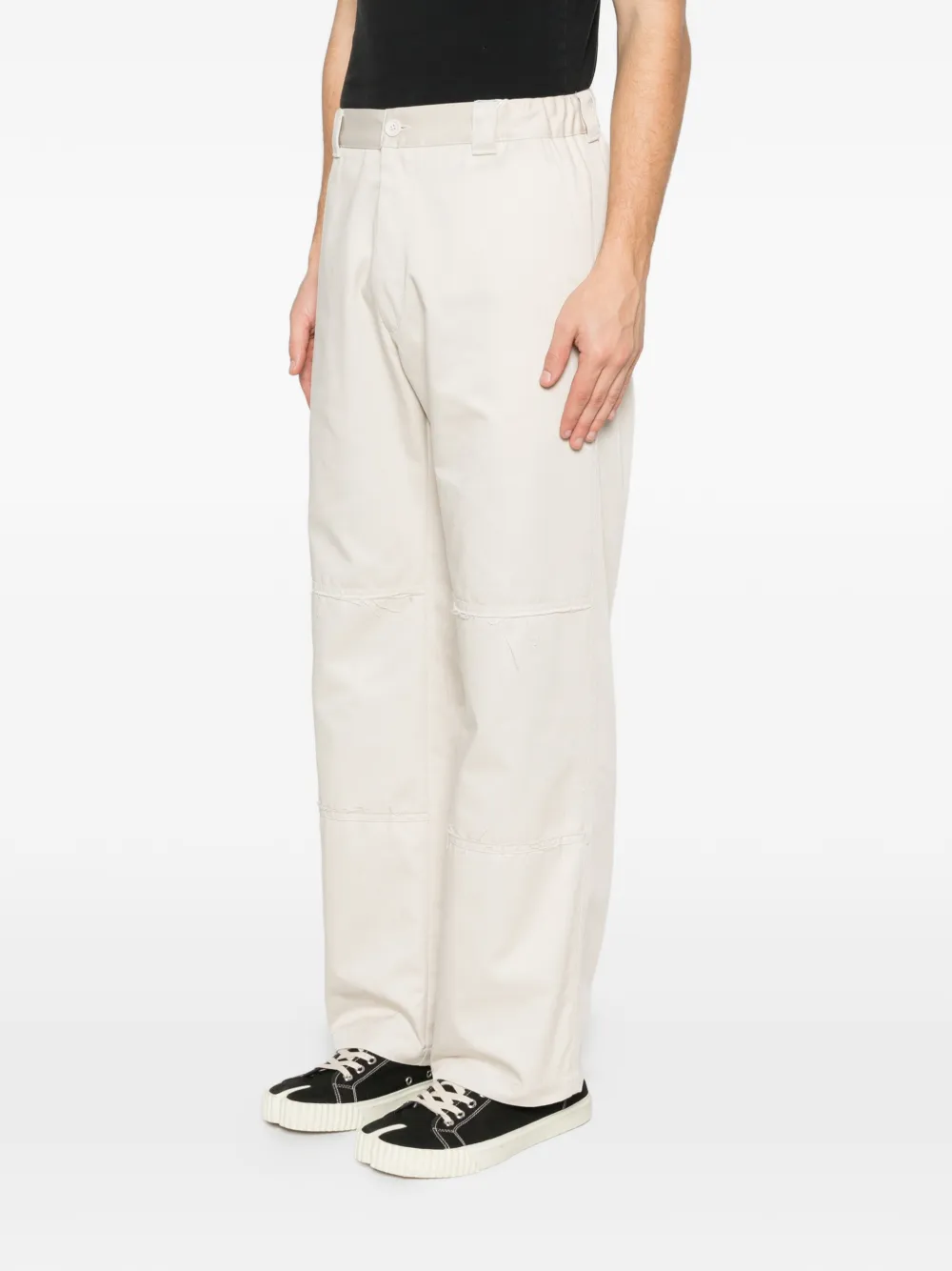 MM6 Maison Margiela Broek met vlak Beige
