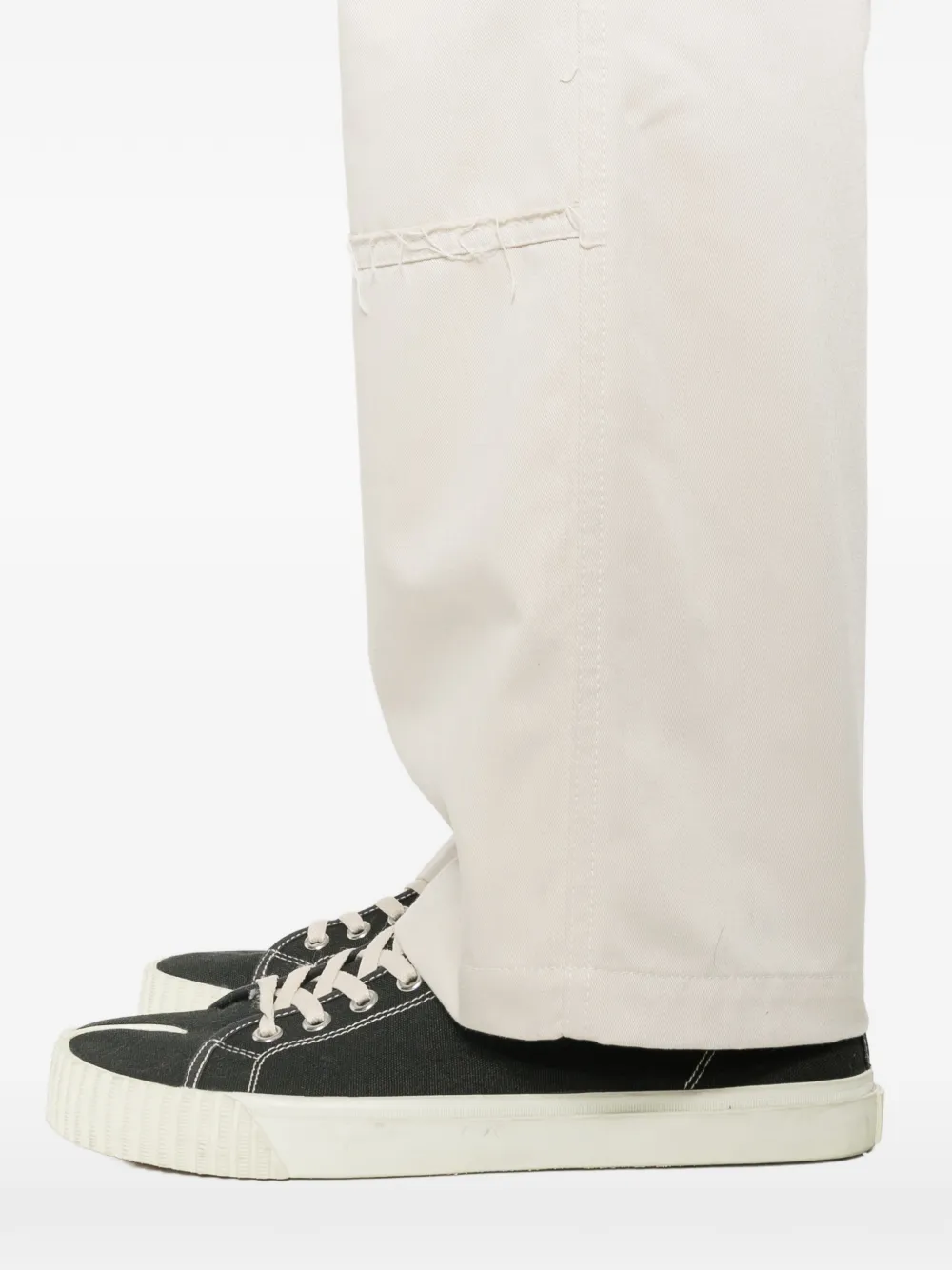 MM6 Maison Margiela Broek met vlak Beige