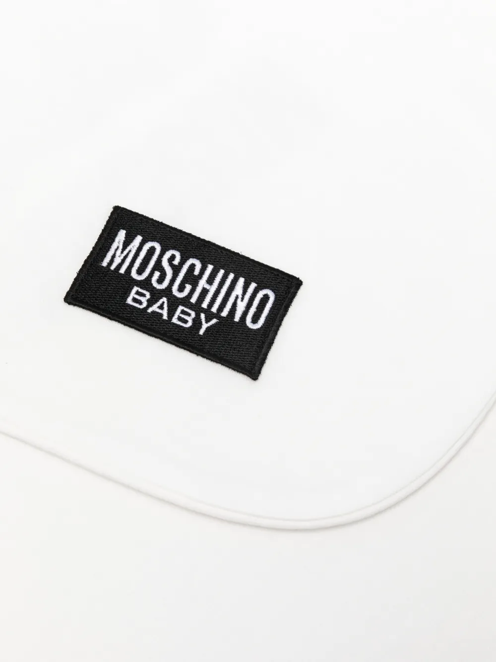  Moschino Kids Couverture à Imprimé Animalier - Blanc 