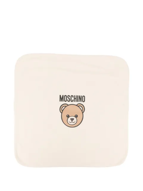 Moschino Kids bear-motif blanket