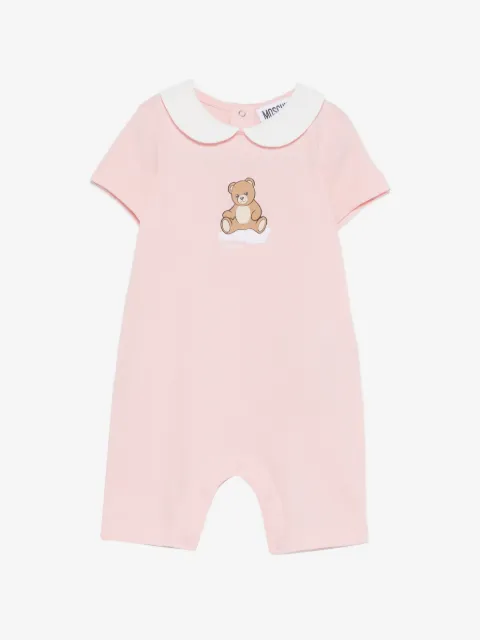 Moschino Kids romper con detalle de oso en el cuello
