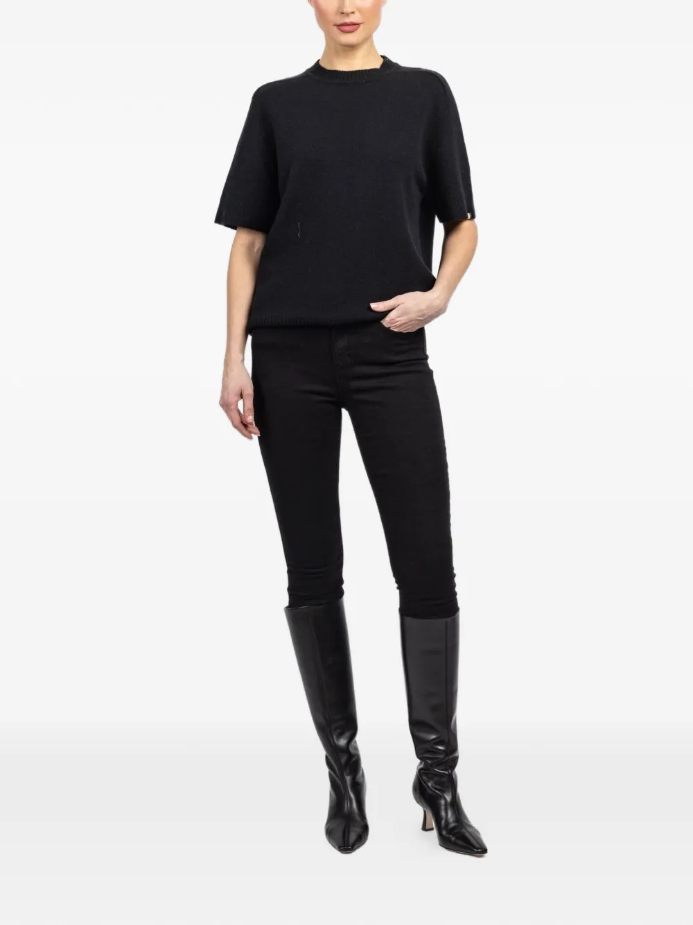 Short-Sleeve Sweater