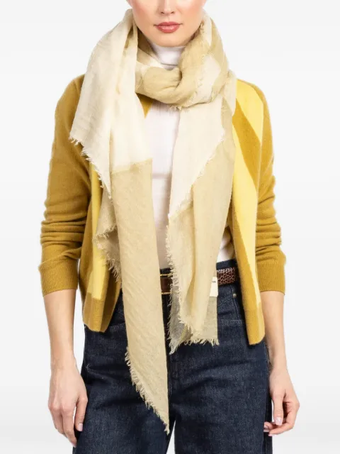 Frenckenberger faded-stripe scarf