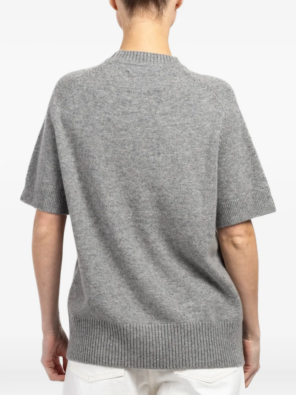 extreme cashmere Trui met korte mouwen Grijs