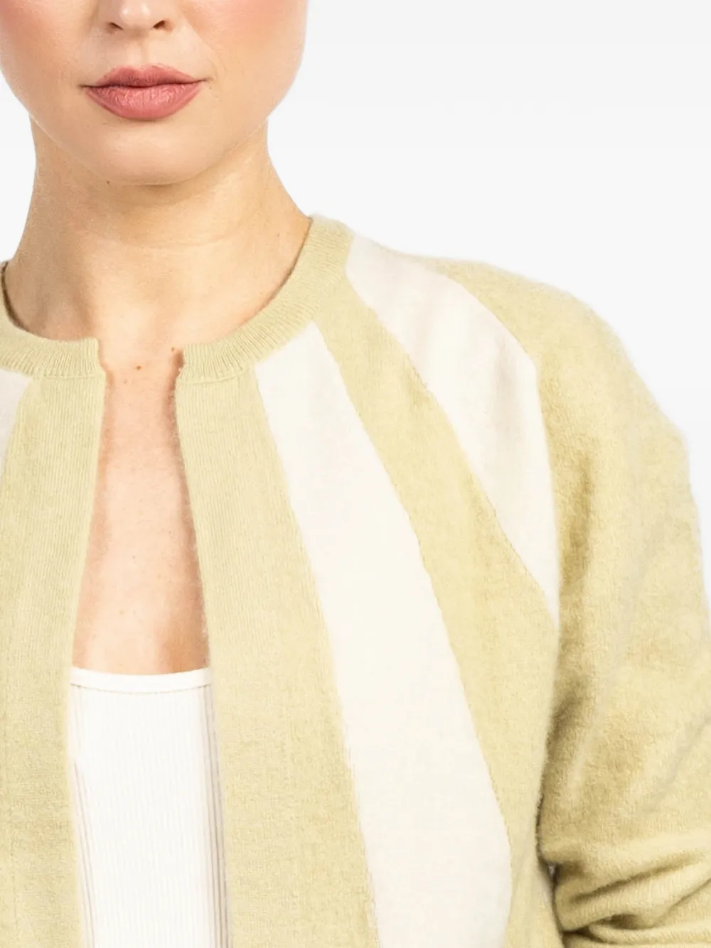 Frenckenberger Gestreept vest Beige