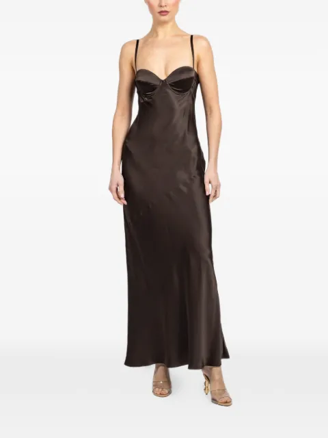 L'Agence vestido Sayla con corte al bies