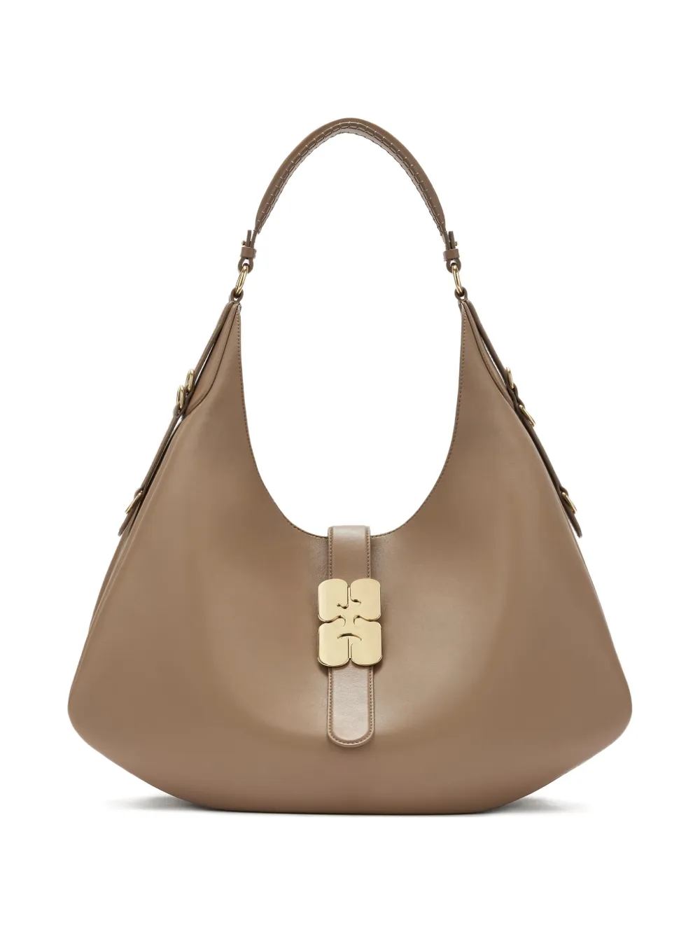 GANNI large Kat shoulder bag - Toni neutri