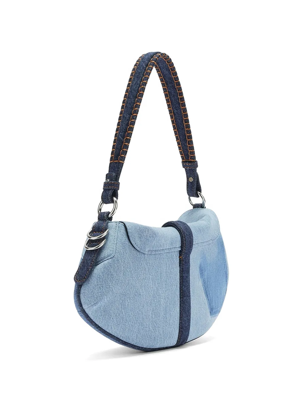GANNI B-Kat denim tas Blauw