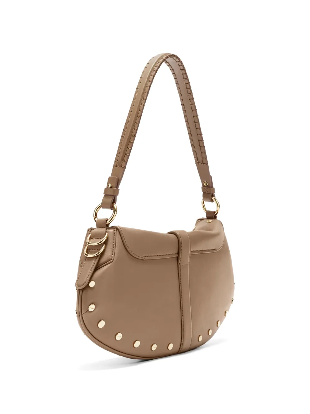 B-Kat Studded Buckle Shoulder Bag