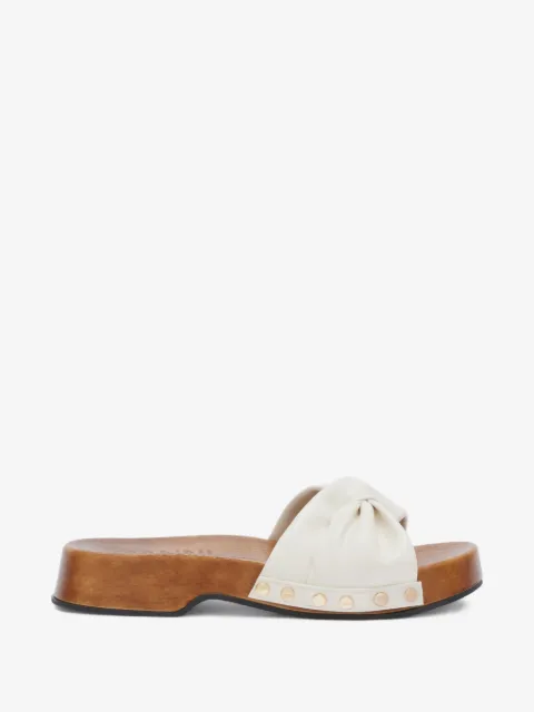 GANNI sandaler med snoet detalje