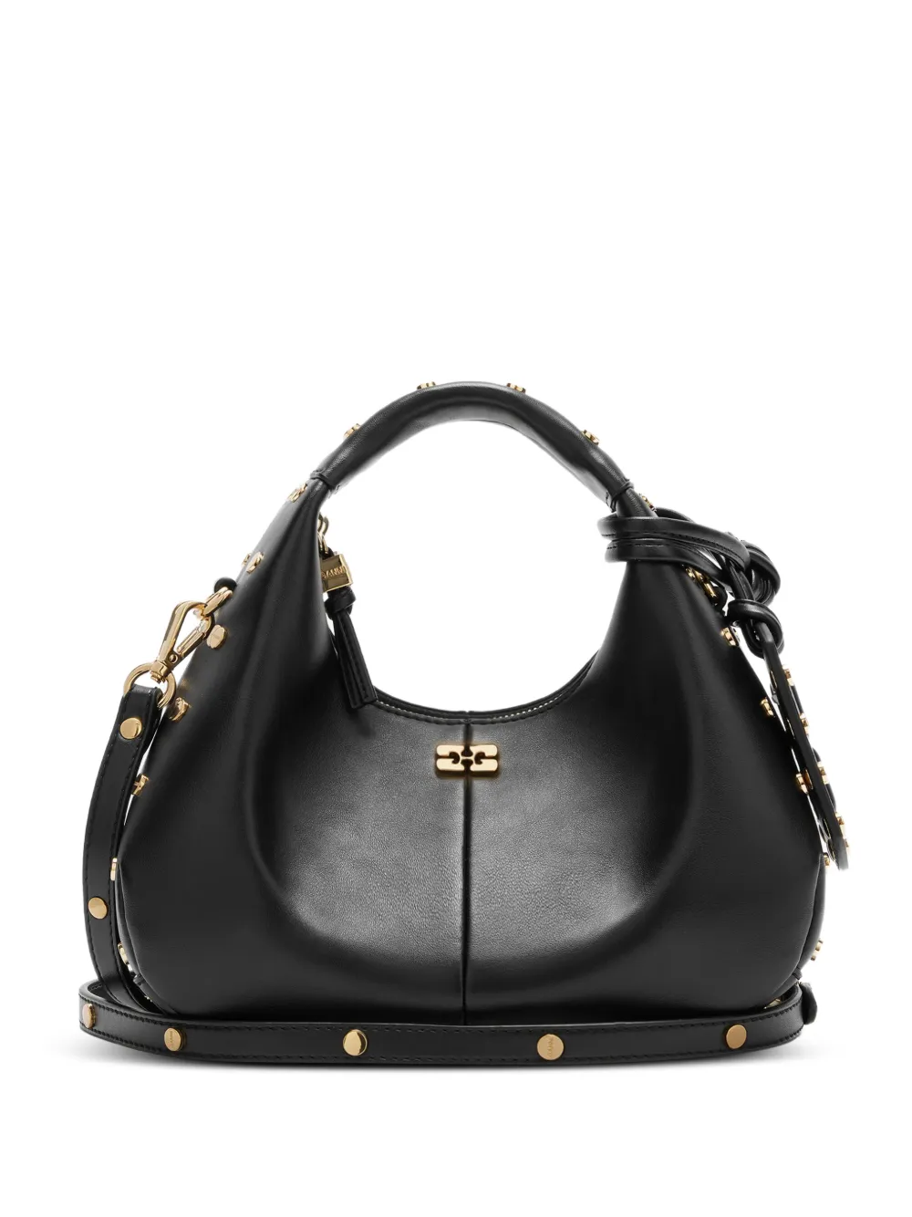 GANNI studded tote bag - Nero