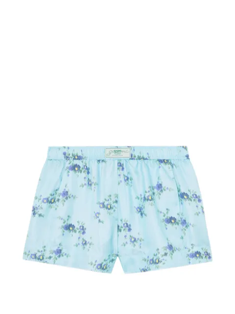 GANNI shorts con estampado floral