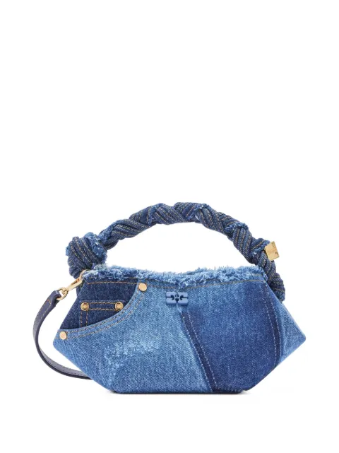 GANNI frayed handle tote bag
