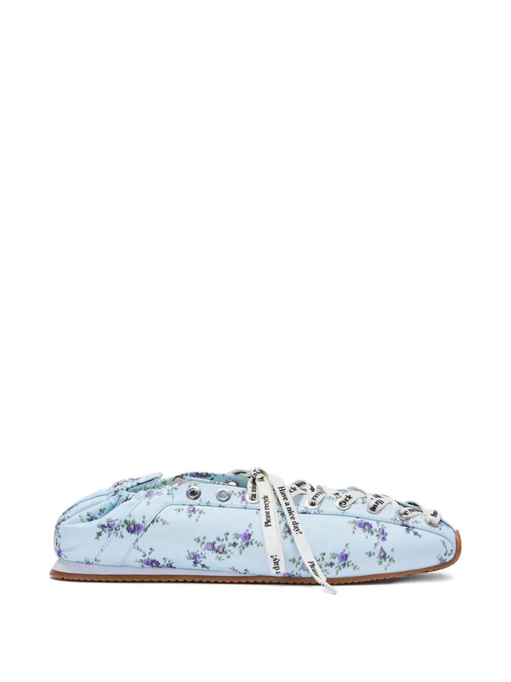 GANNI Sneakers met bloemenprint Blauw
