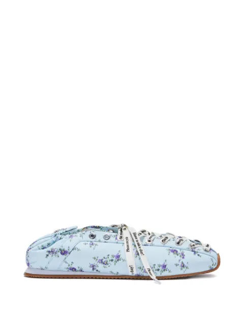 GANNI tenis con estampado floral