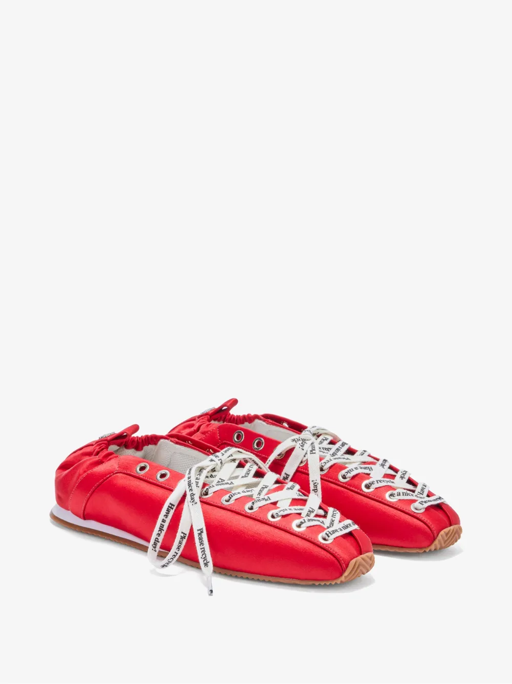 GANNI Sneakers met trekkoord Rood