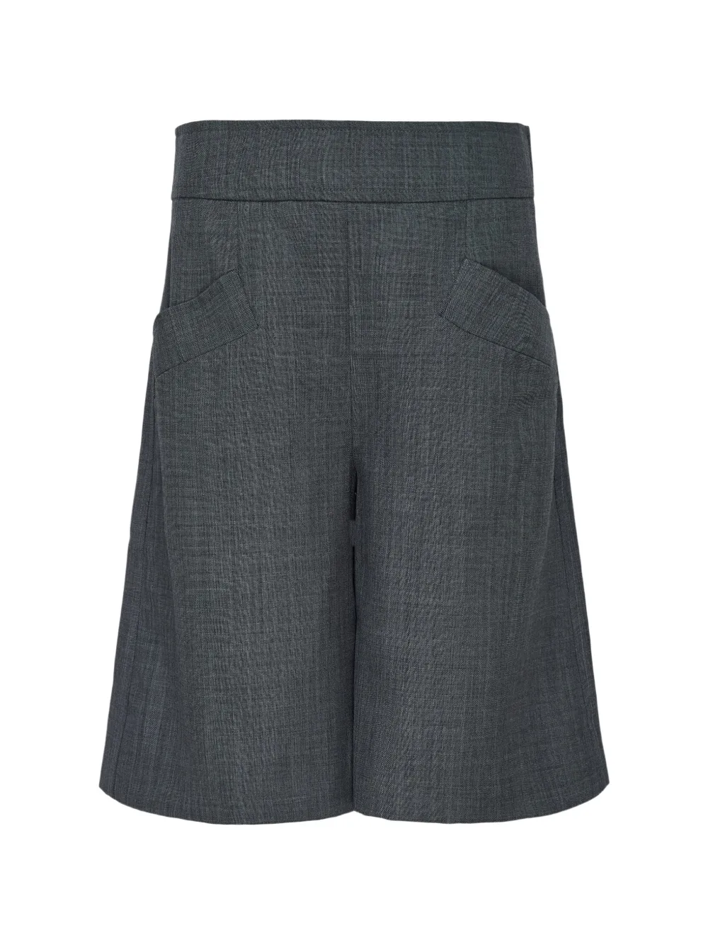 GANNI Shorts met mélange-effect Grijs