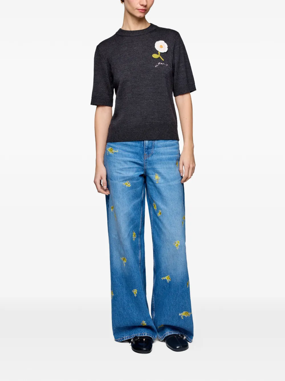 Flower Short-Sleeve T-Shirt