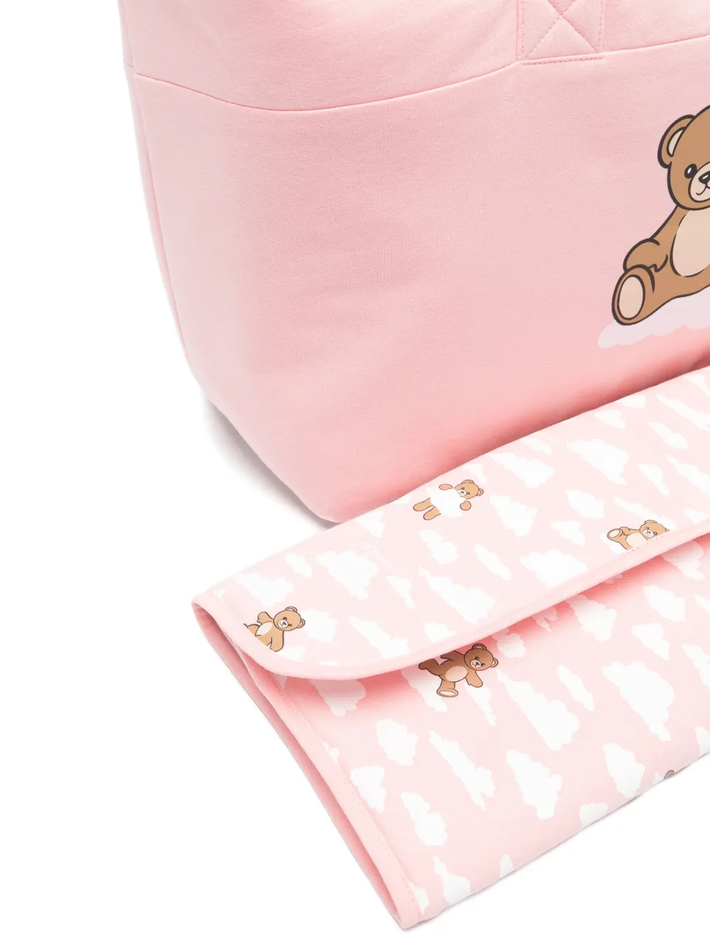  Moschino Kids Pink Changing Bag 