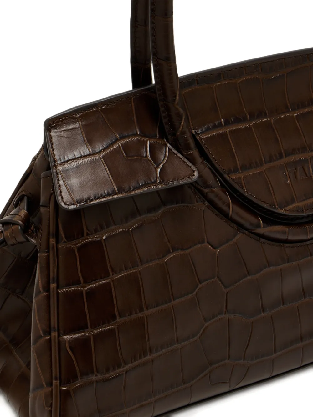 STAUD Maude schoudertas met logodetail Bruin