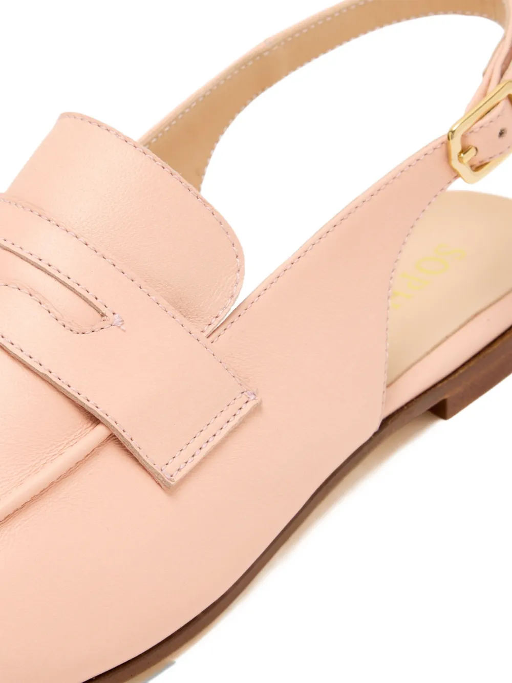 SOPHIQUE Essenziale slingback loafers Roze