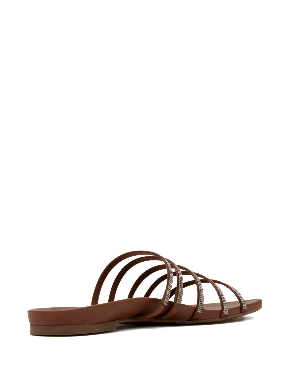 Pedro Garcia Beatrix sandalen met stras Bruin